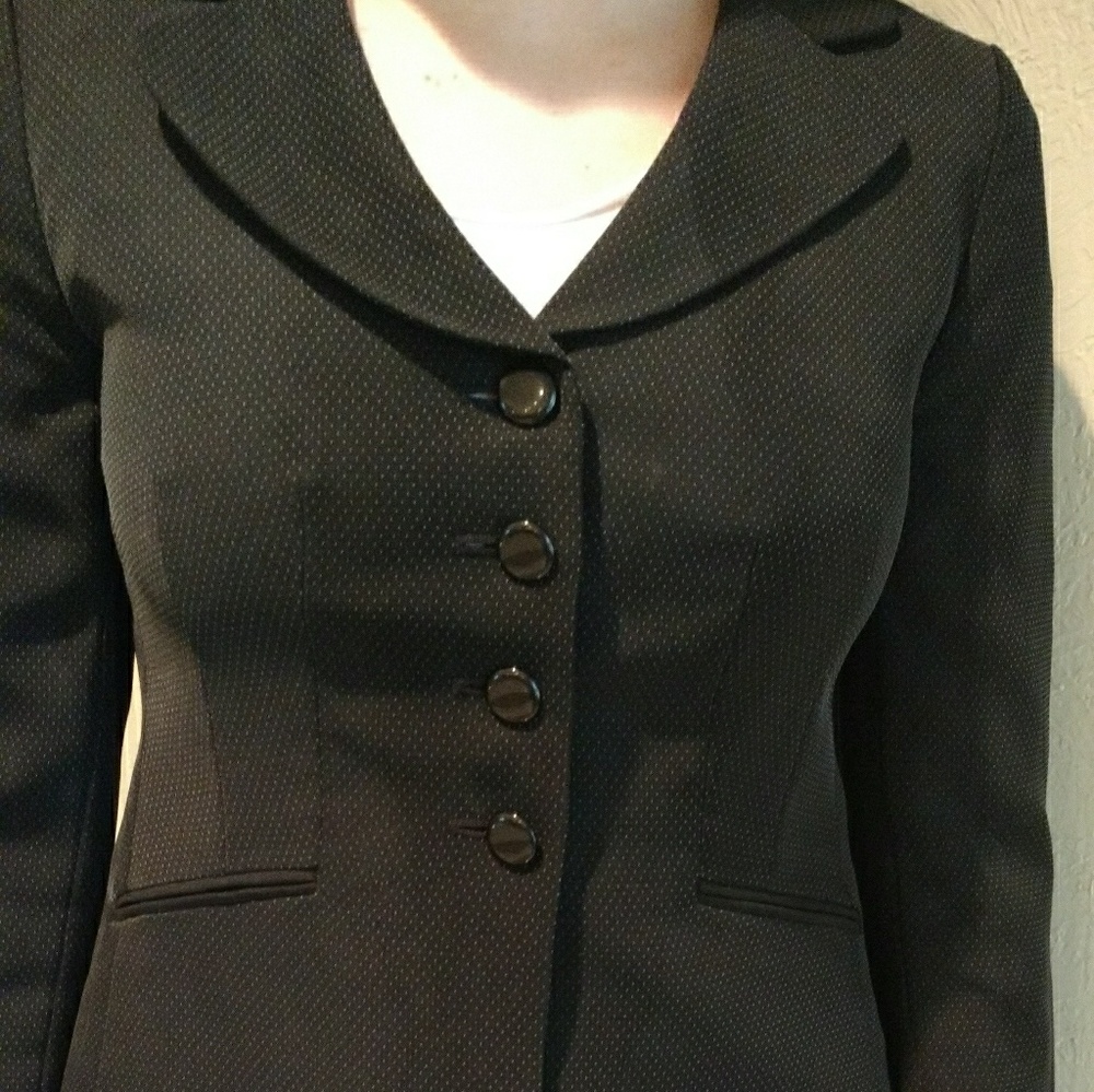 Ann Taylor Loft polka dot suit